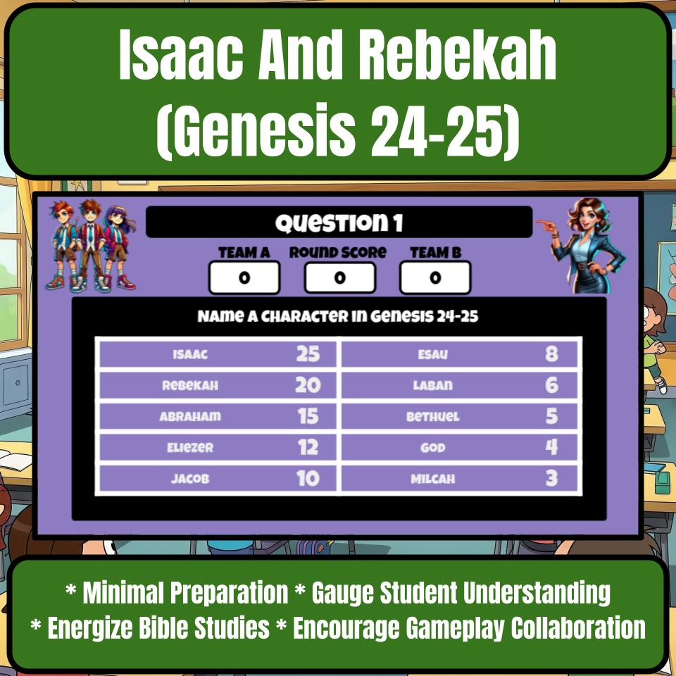 Isaac And Rebekah (Genesis 24-25) Feud Review BF0034