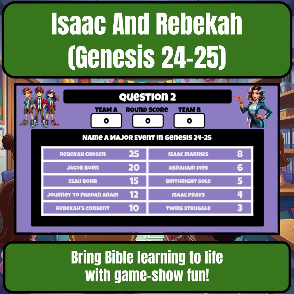 Isaac And Rebekah (Genesis 24-25) Feud Review BF0034