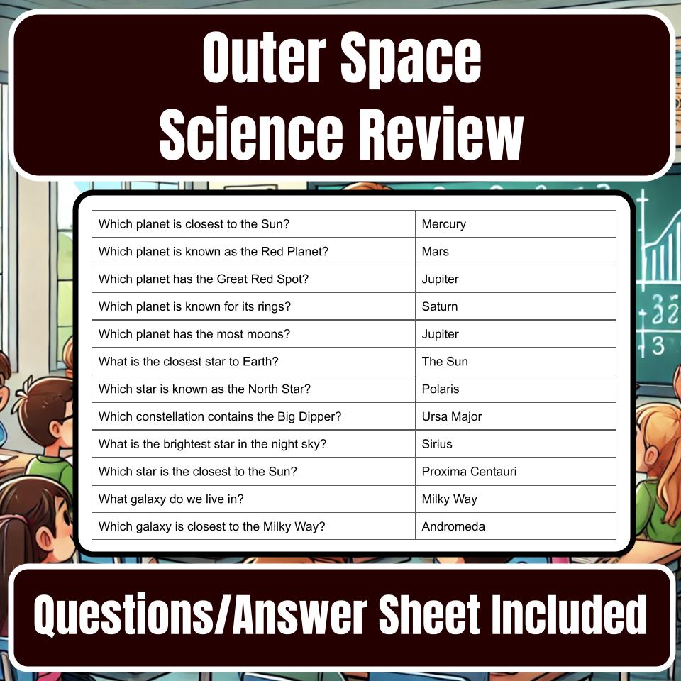 Outer Space Jeopardy Science Review I0034