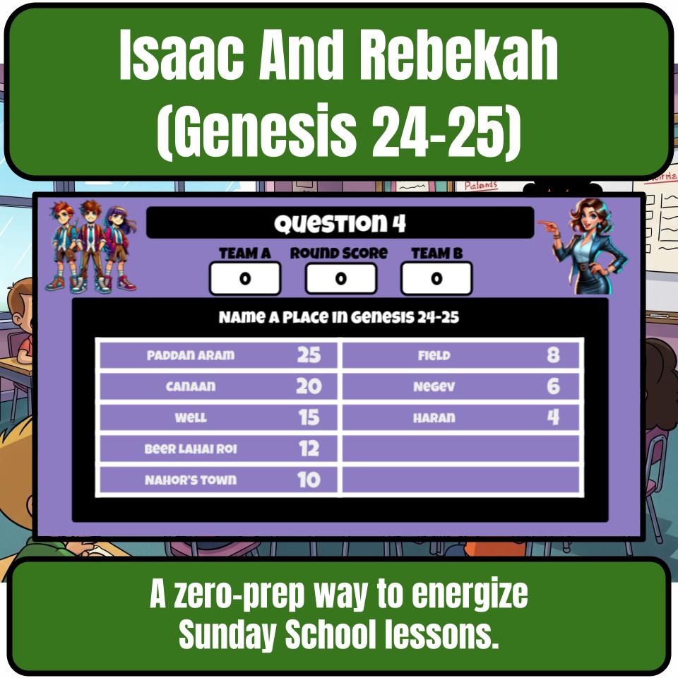 Isaac And Rebekah (Genesis 24-25) Feud Review BF0034