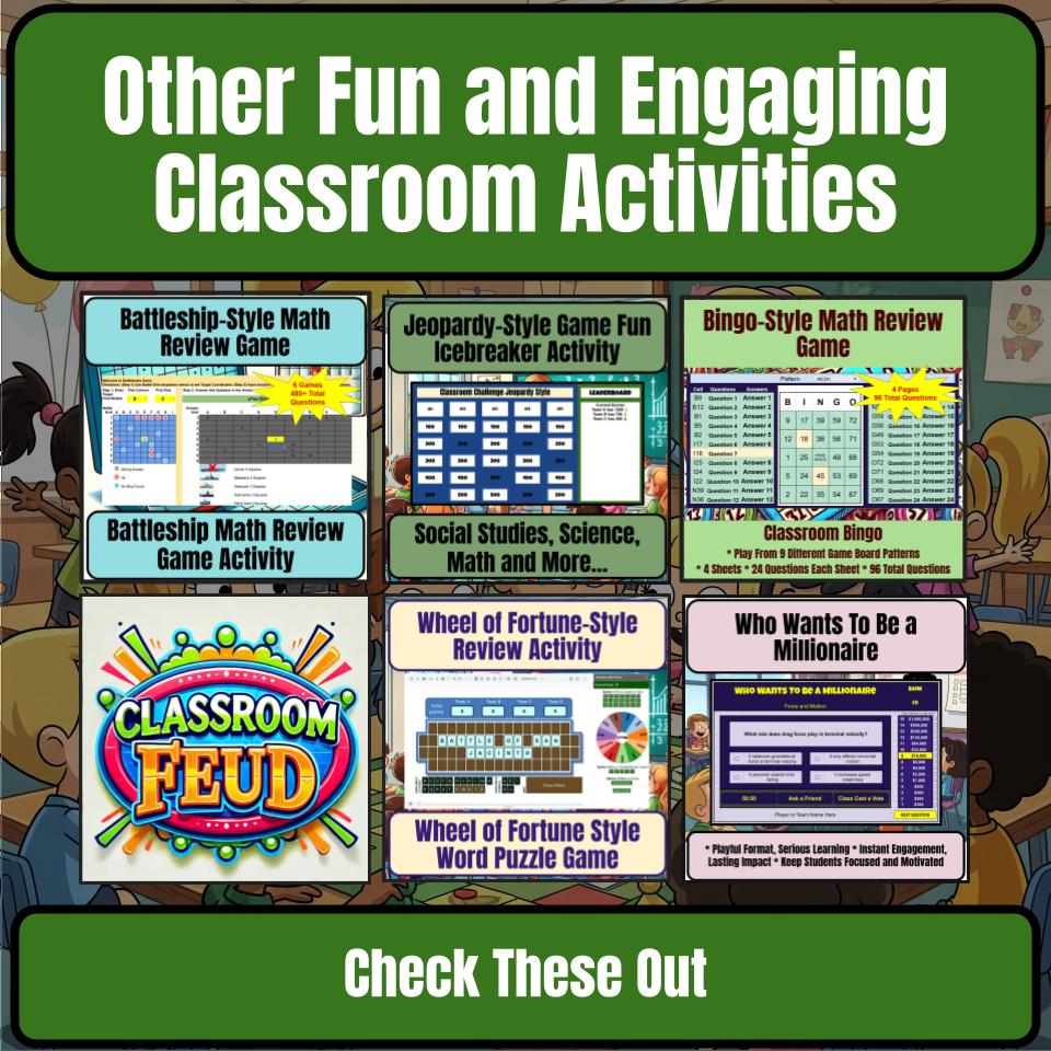 North Dakota Social Studies Family Feud Review Game CF0034