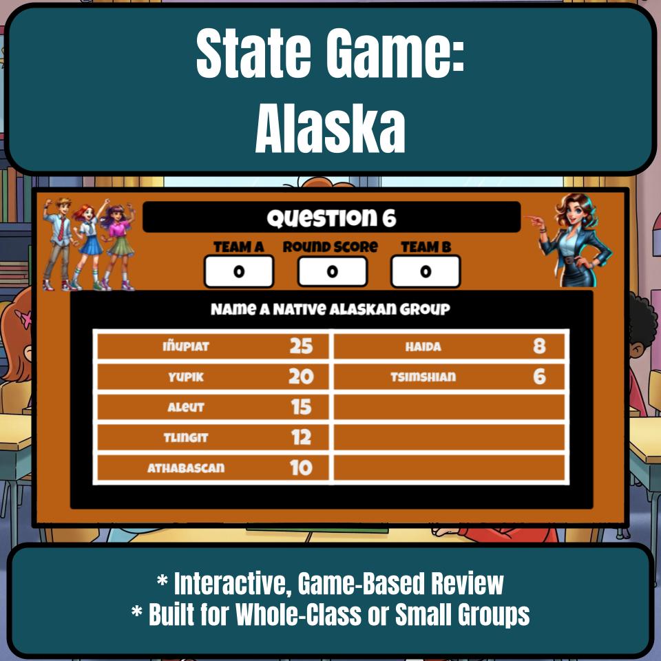 Alaska Social Studies Family Feud Review Game CF0035