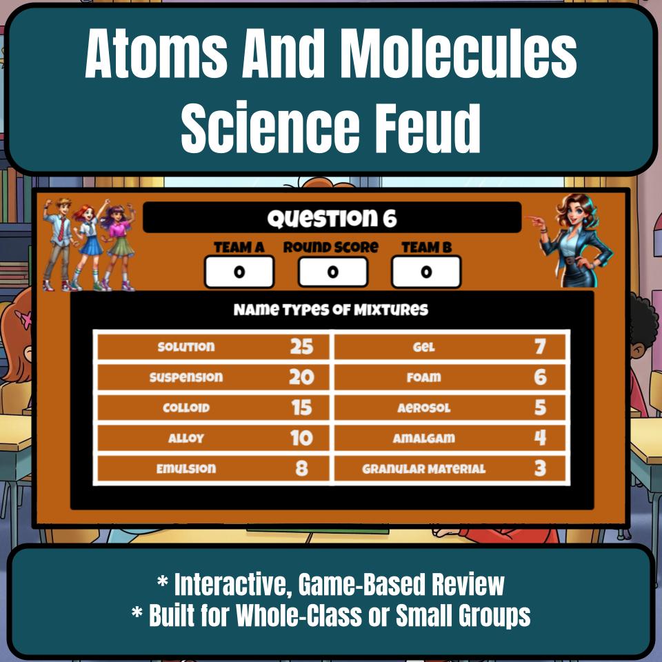 Atoms And Molecules Science Feud Review CF0035