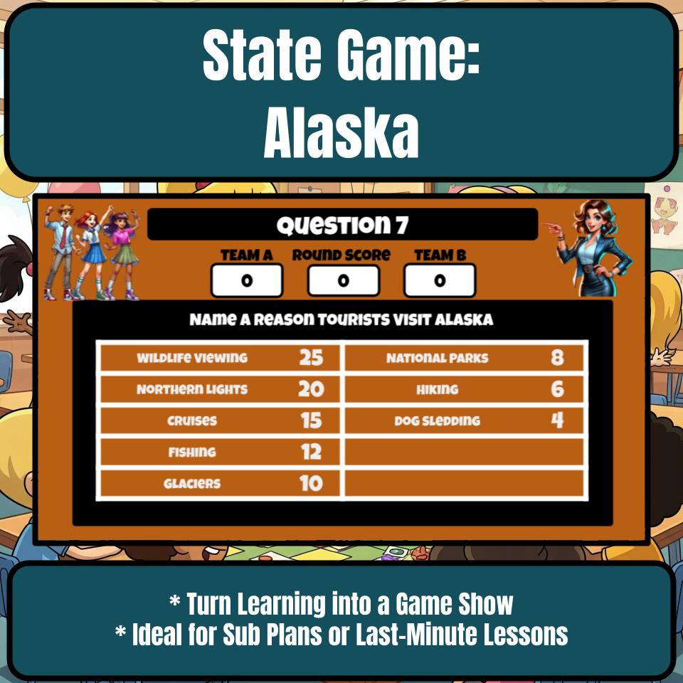 Alaska Social Studies Family Feud Review Game CF0035