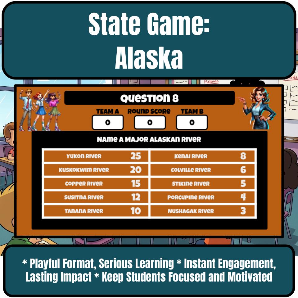 Alaska Social Studies Family Feud Review Game CF0035