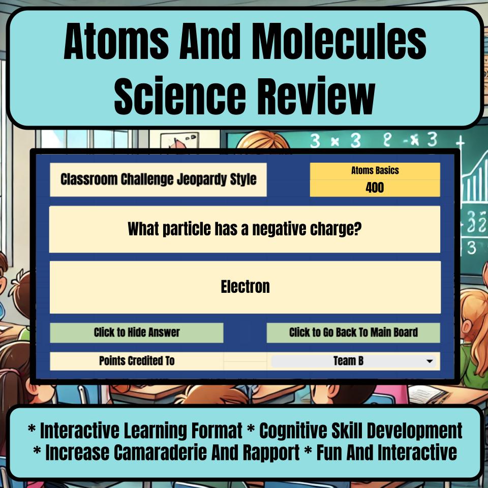 Atoms And Molecules Jeopardy Science Review I0035