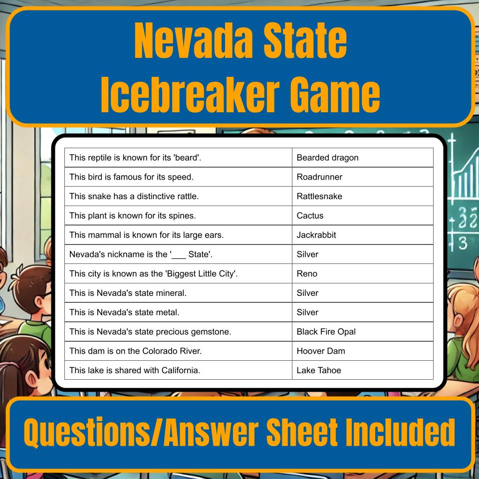State of Nevada Jeopardy Game I0035