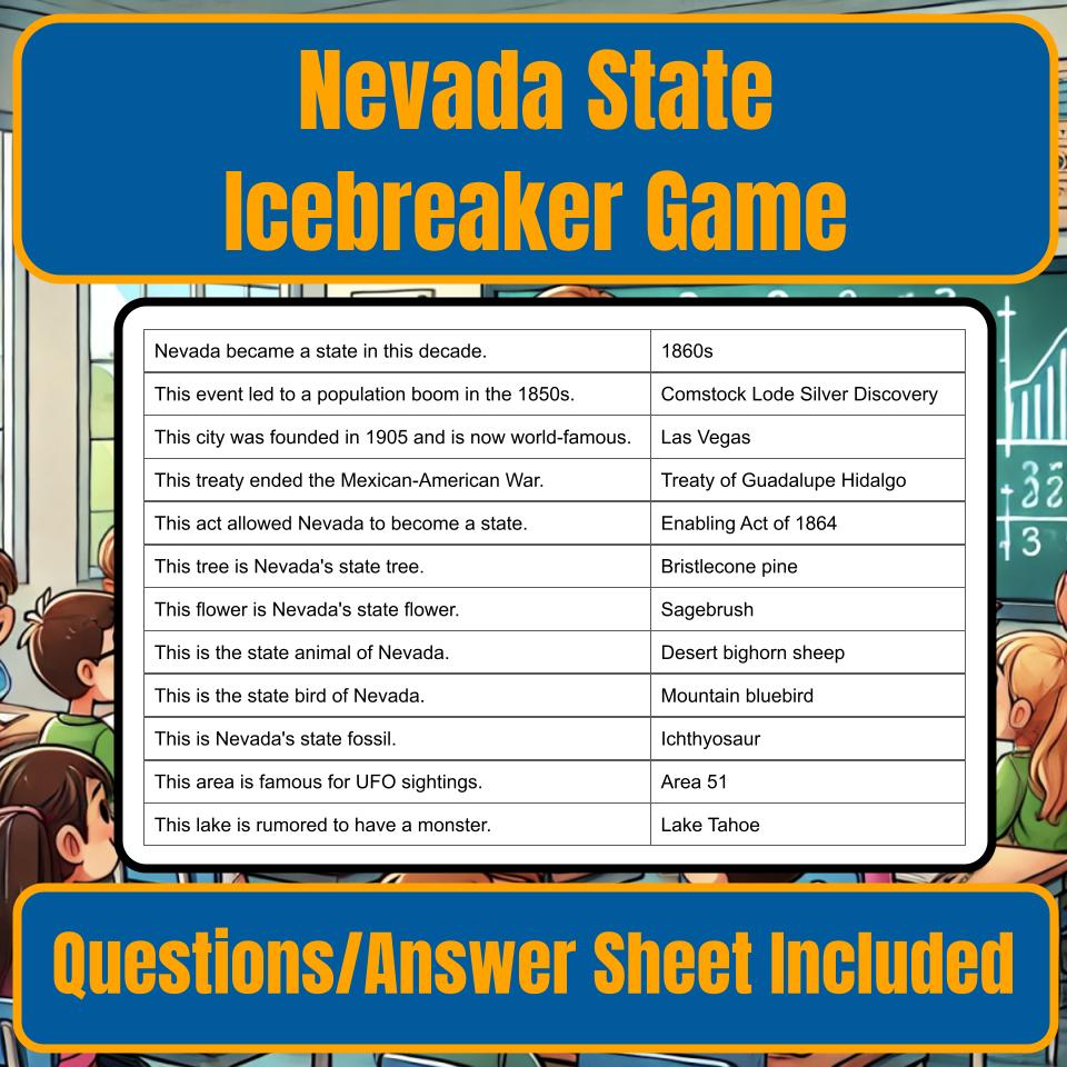 State of Nevada Jeopardy Game I0035