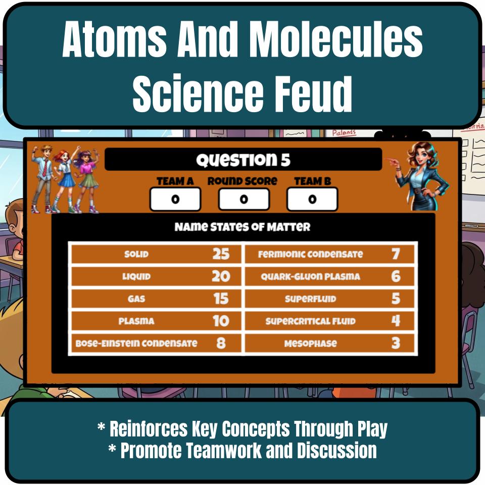 Atoms And Molecules Science Feud Review CF0035
