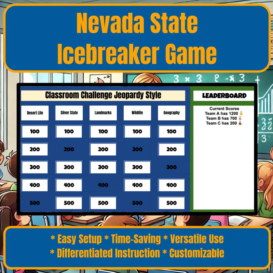 State of Nevada Jeopardy Game I0035