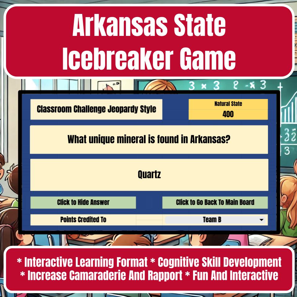 State of Arkansas Jeopardy Game I0036
