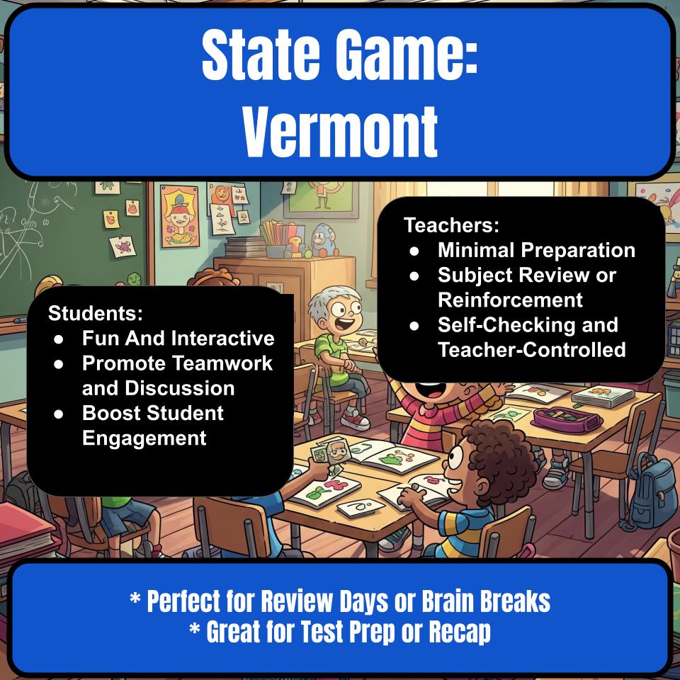Vermont Social Studies Family Feud Review Game CF0036
