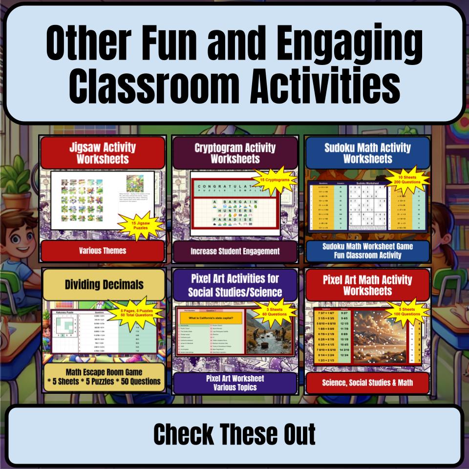 Jeopardy Find The Missing Numerator Or Denominator Math Review Activity I0037