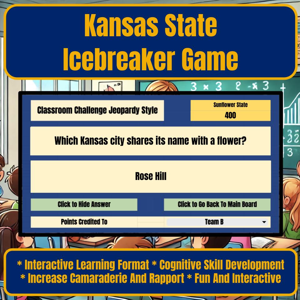 State of Kansas Jeopardy Game I0037