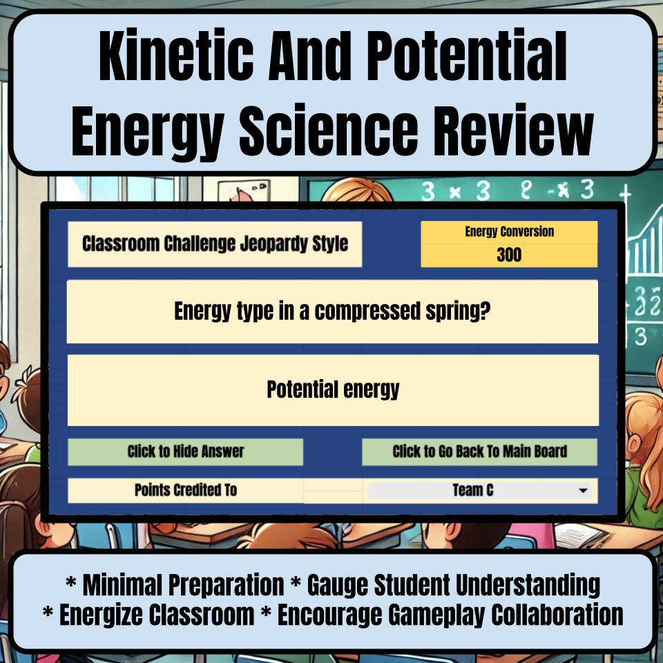 Kinetic And Potential Energy Jeopardy Science Review I0037