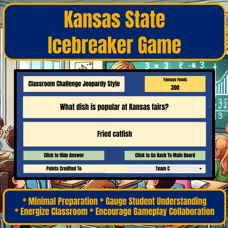State of Kansas Jeopardy Game I0037