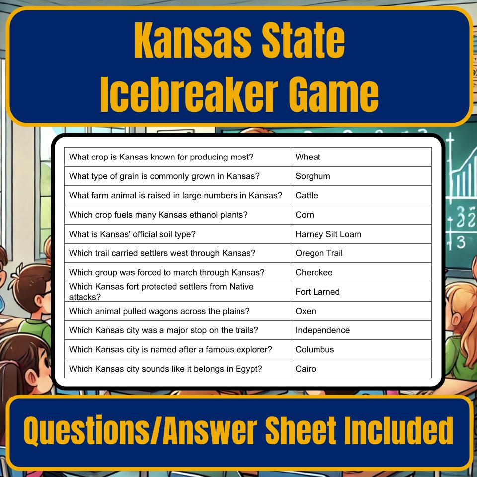 State of Kansas Jeopardy Game I0037