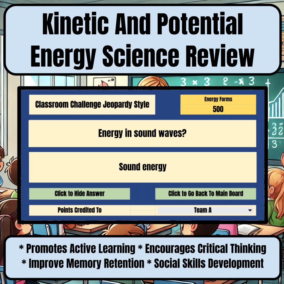 Kinetic And Potential Energy Jeopardy Science Review I0037