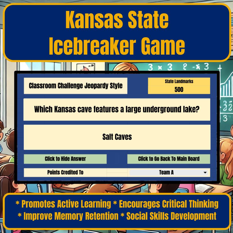 State of Kansas Jeopardy Game I0037