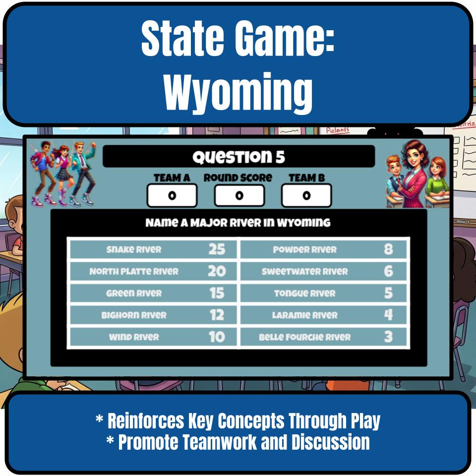Wyoming Social Studies Family Feud Review Game CF0037