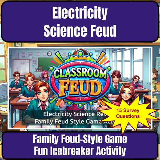 Electricity Science Review Family Feud Style Game Activity CF0038