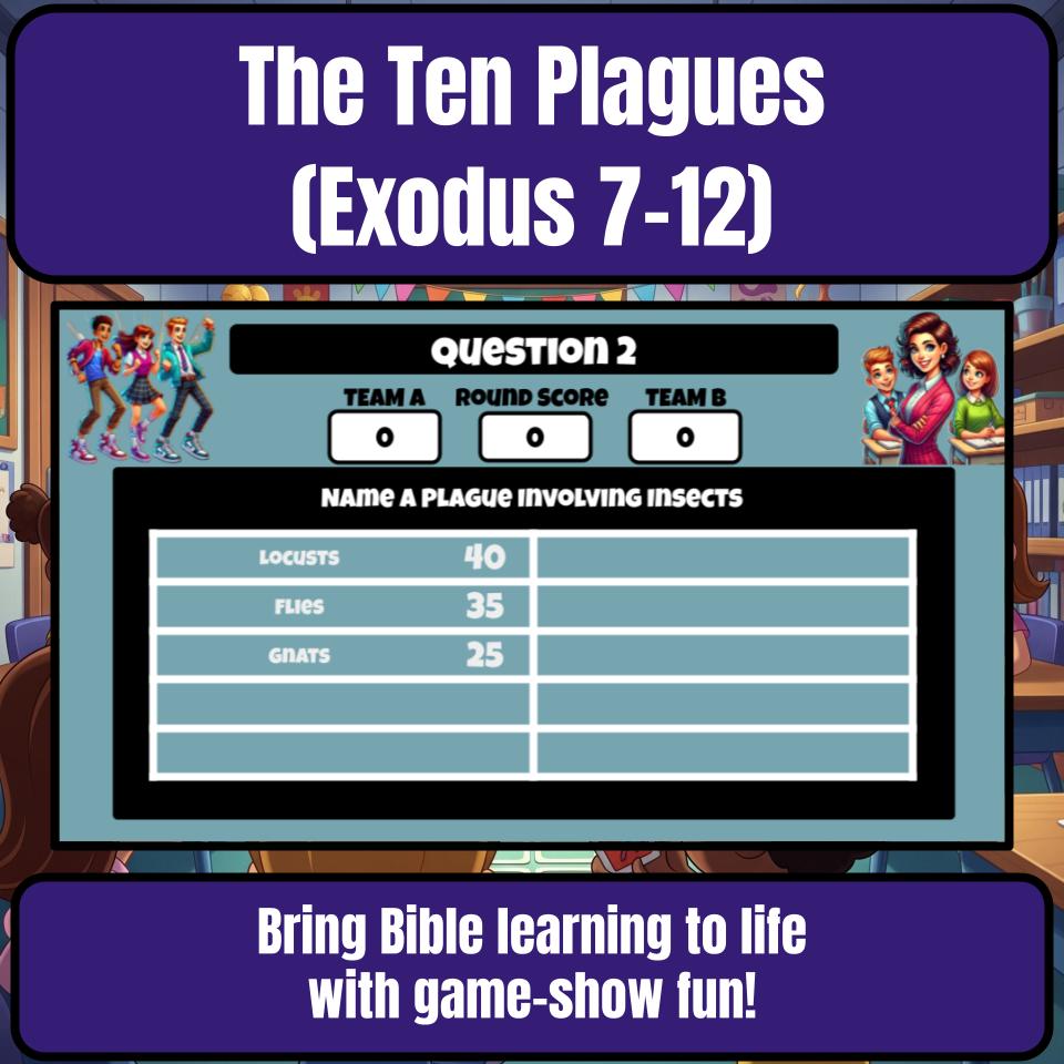 The Ten Plagues (Exodus 7-12) Feud Review BF0038