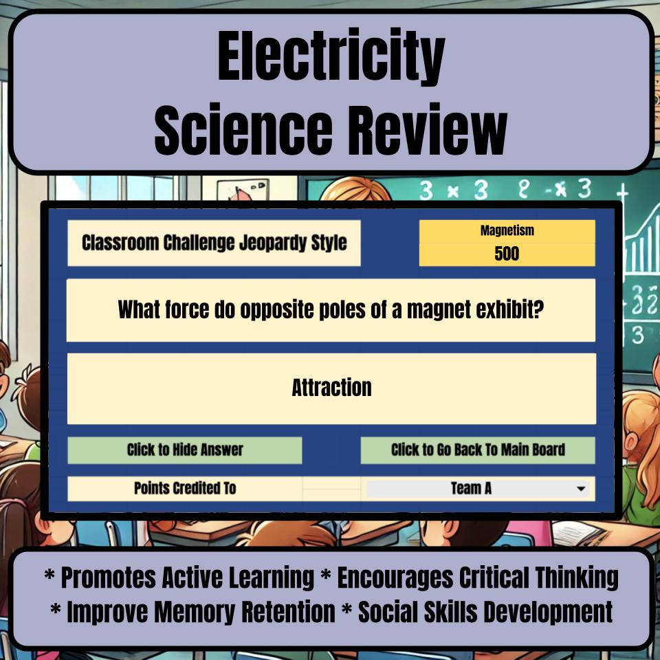 Electricity Jeopardy Science Review I0038