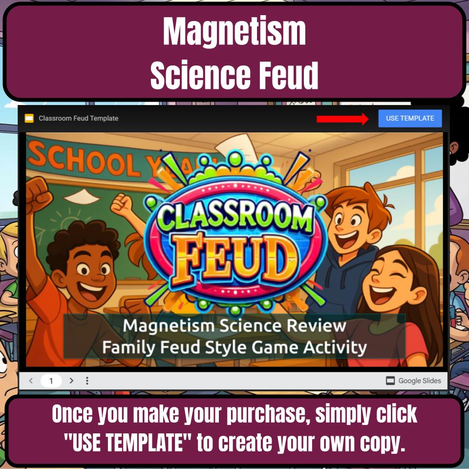 Magnetism Science Review Family Feud Style Game Activity CF0039