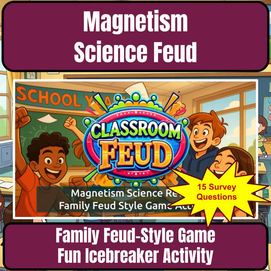 Magnetism Science Review Family Feud Style Game Activity CF0039