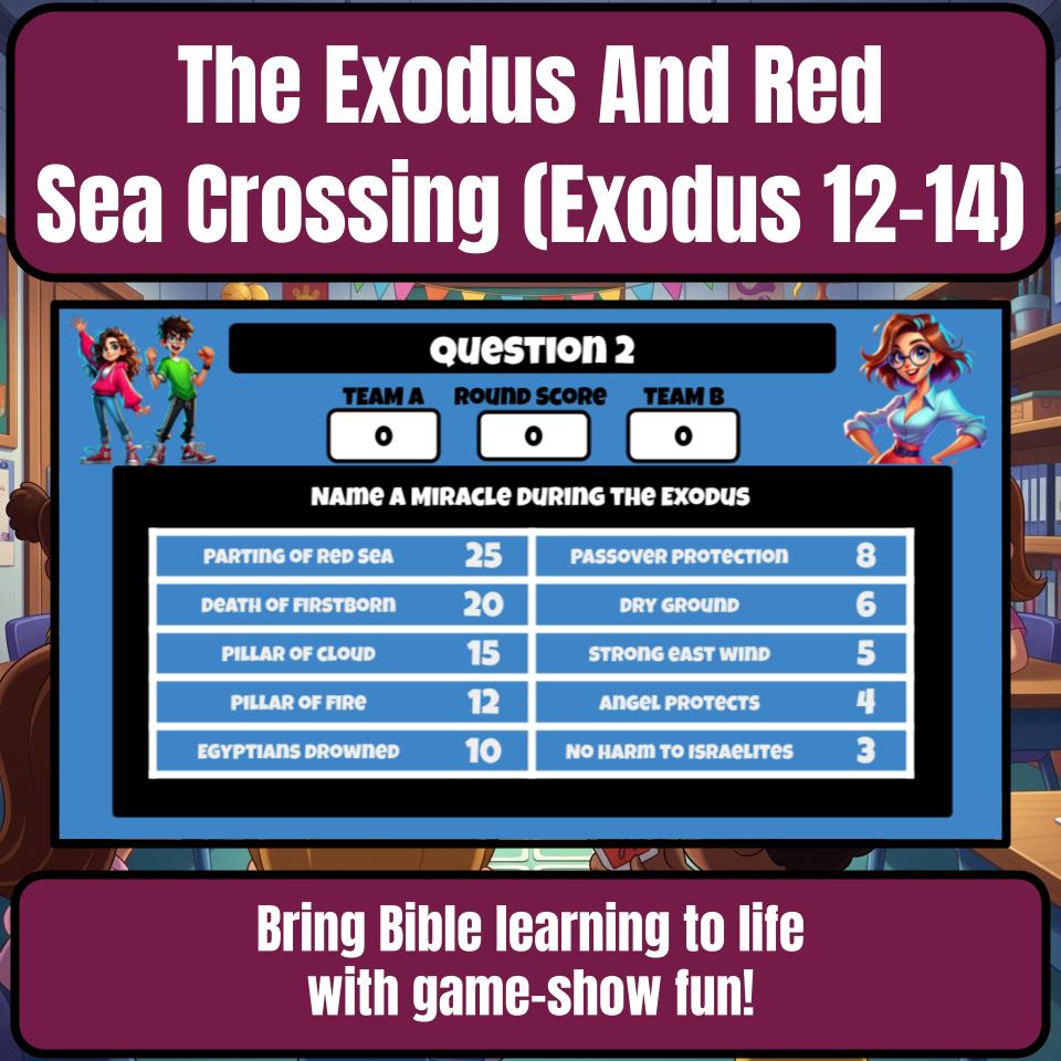 The Exodus And Red Sea Crossing - Exodus 12-14 Feud Review BF0039