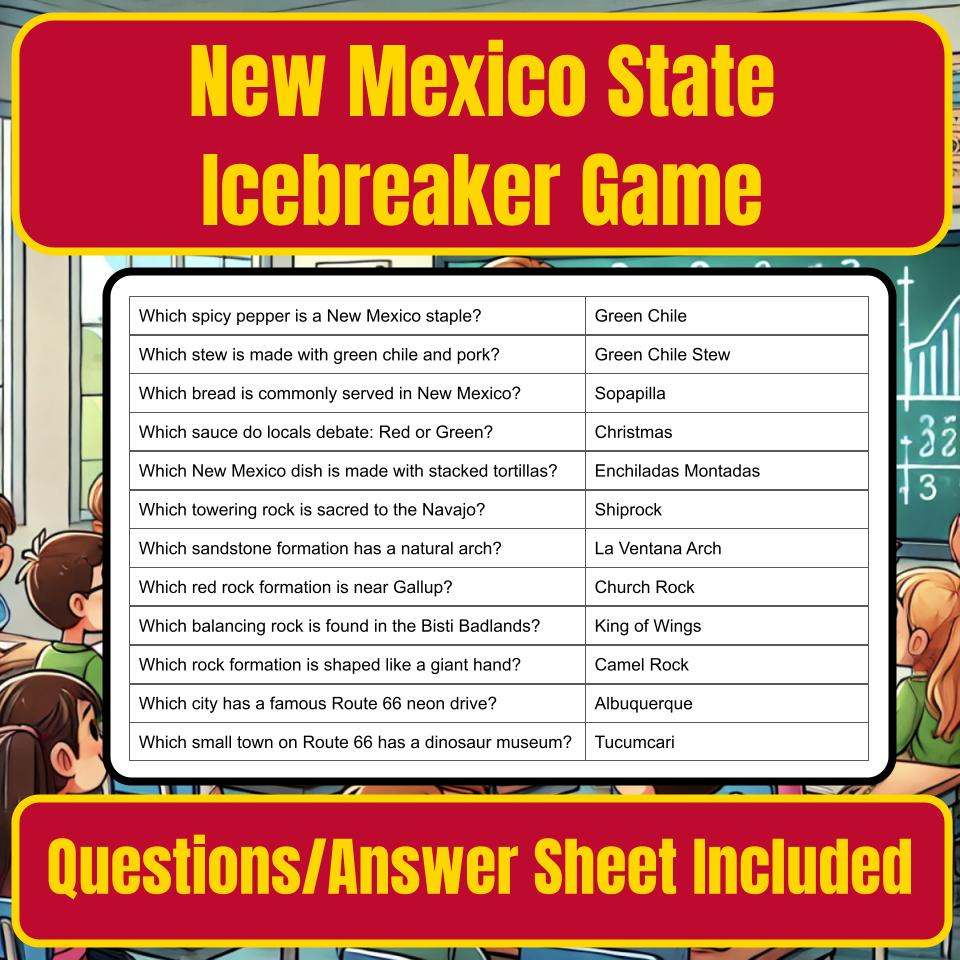 State of New Mexico Jeopardy Game I0039