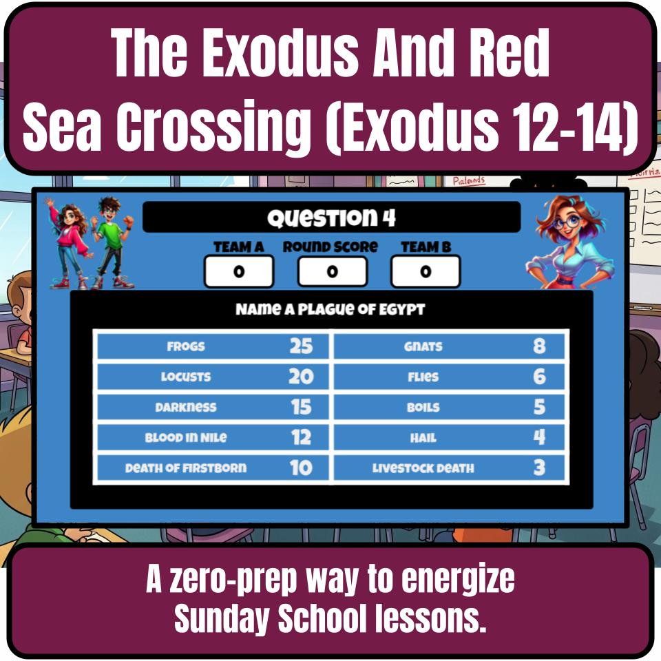 The Exodus And Red Sea Crossing - Exodus 12-14 Feud Review BF0039