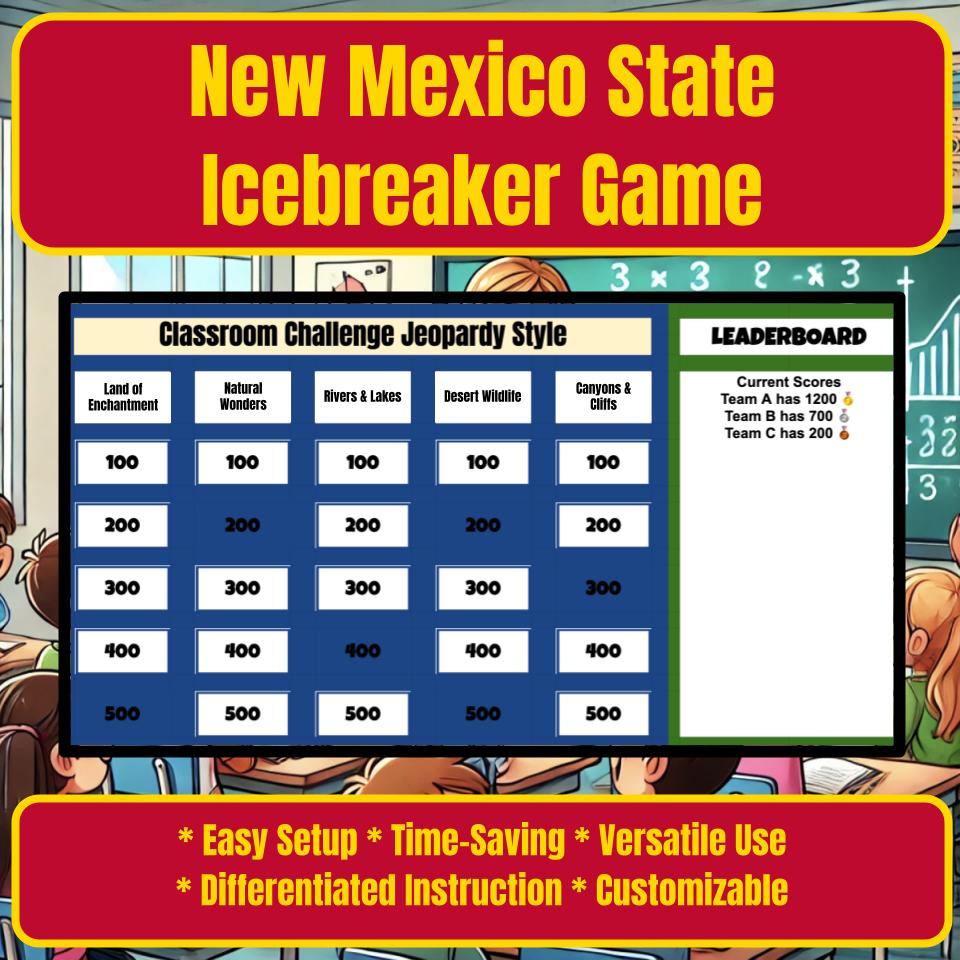 State of New Mexico Jeopardy Game I0039