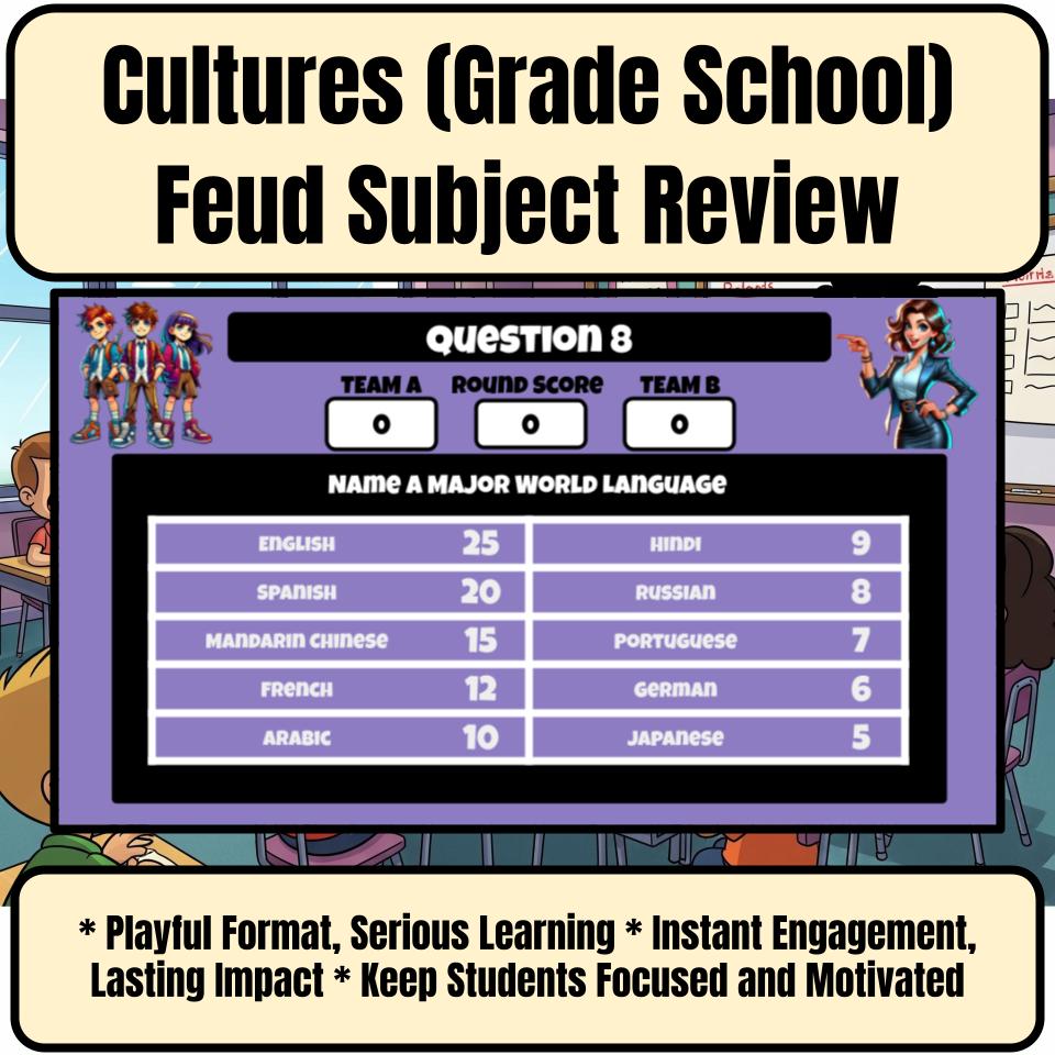 Cultures (Grade School) Review Feud CF0004