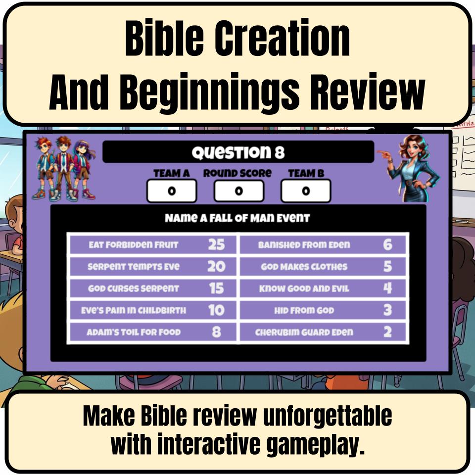 Bible Creation And Beginnings Feud Review BF0004