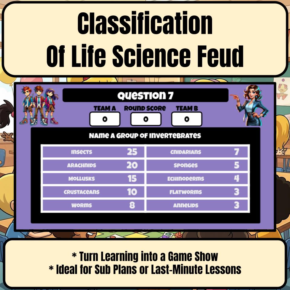 Classification Of Life Science Feud Review CF0004