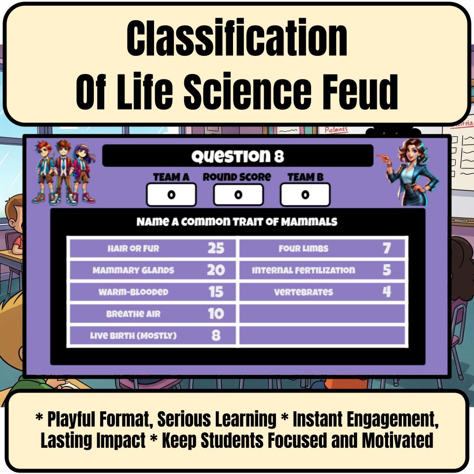 Classification Of Life Science Feud Review CF0004