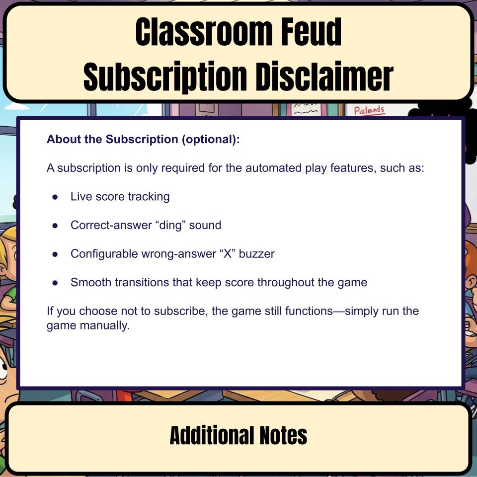 Cultures (Grade School) Review Feud CF0004