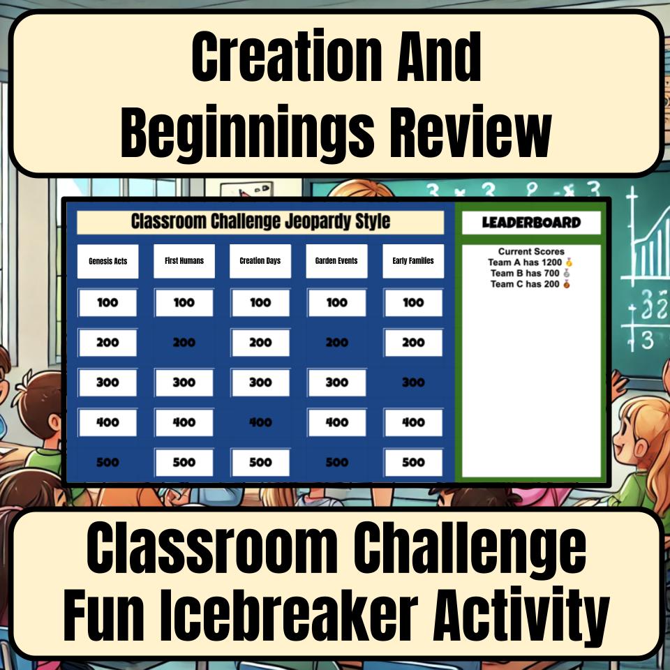 Creation And Beginnings Jeopardy Bible B0004
