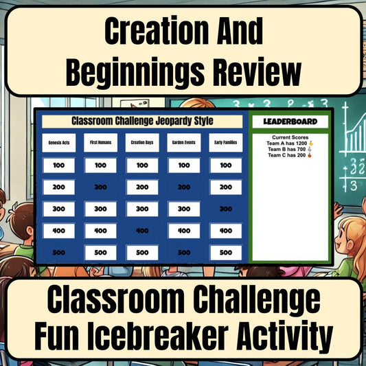 Creation And Beginnings Jeopardy Bible B0004
