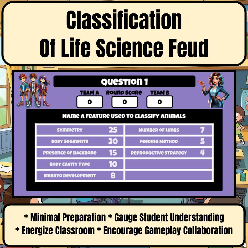 Classification Of Life Science Feud Review CF0004