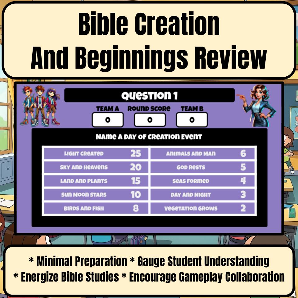 Bible Creation And Beginnings Feud Review BF0004