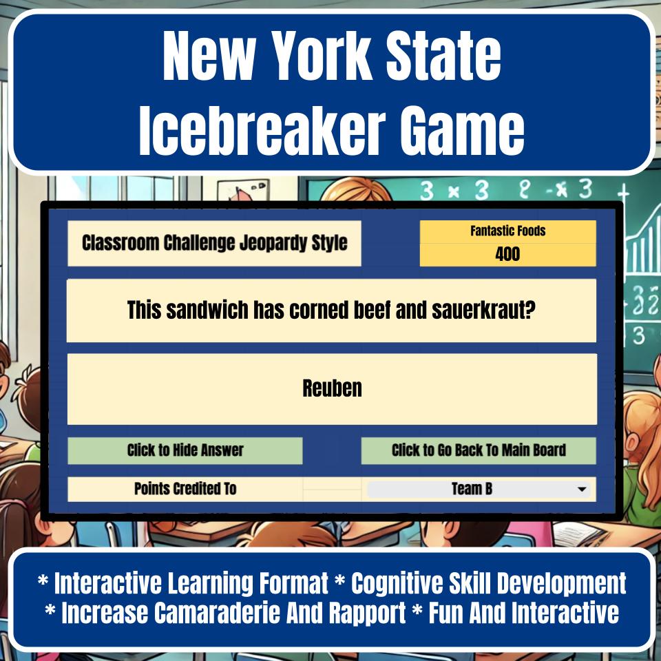 State of New York Jeopardy Game I0004