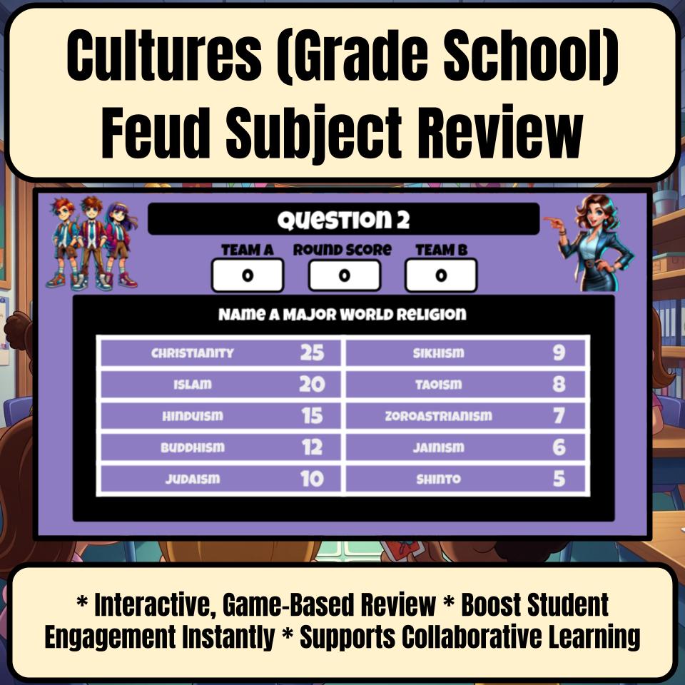 Cultures (Grade School) Review Feud CF0004