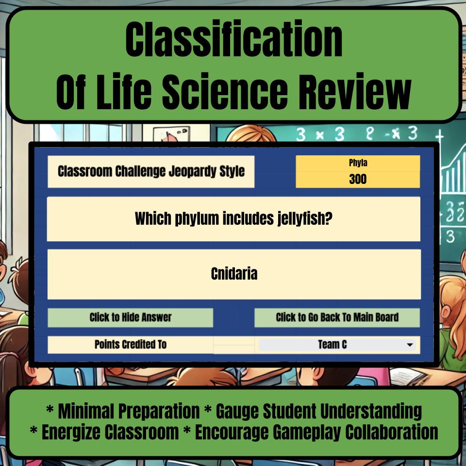 Classification Of Life Jeopardy Science Review I0004