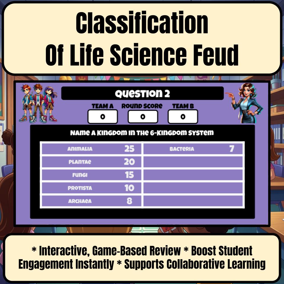Classification Of Life Science Feud Review CF0004