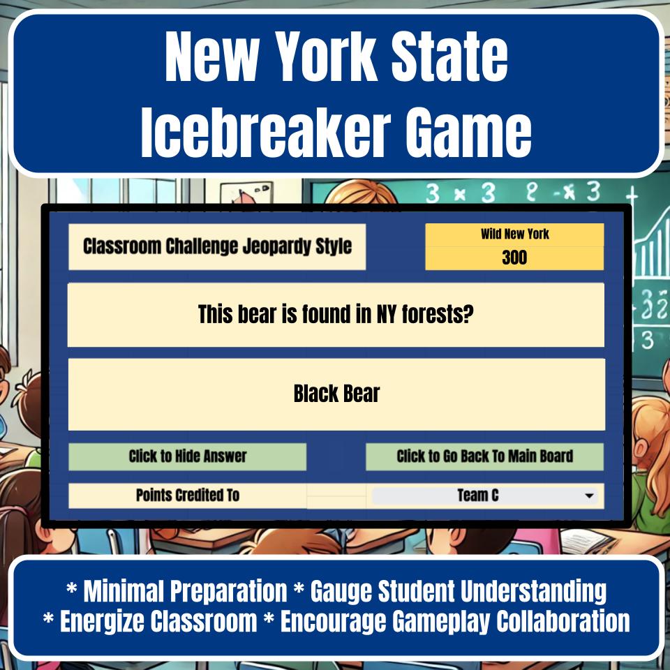 State of New York Jeopardy Game I0004