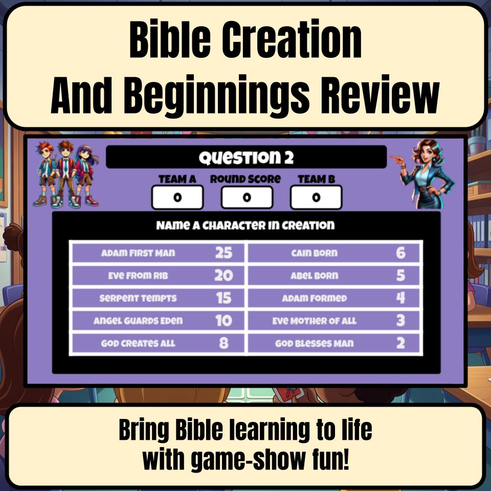 Bible Creation And Beginnings Feud Review BF0004