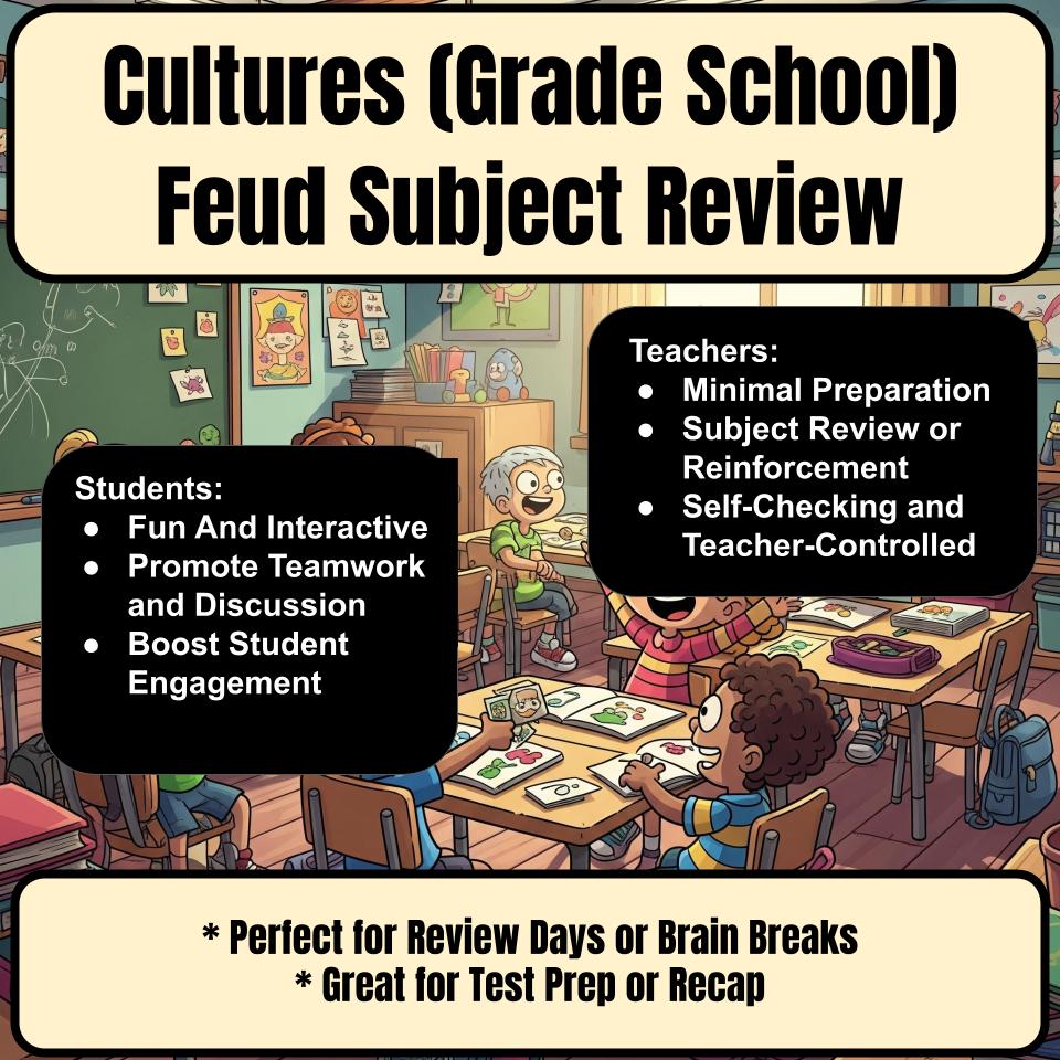 Cultures (Grade School) Review Feud CF0004