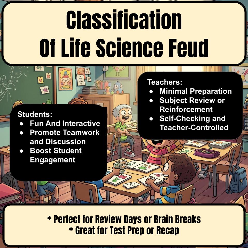 Classification Of Life Science Feud Review CF0004